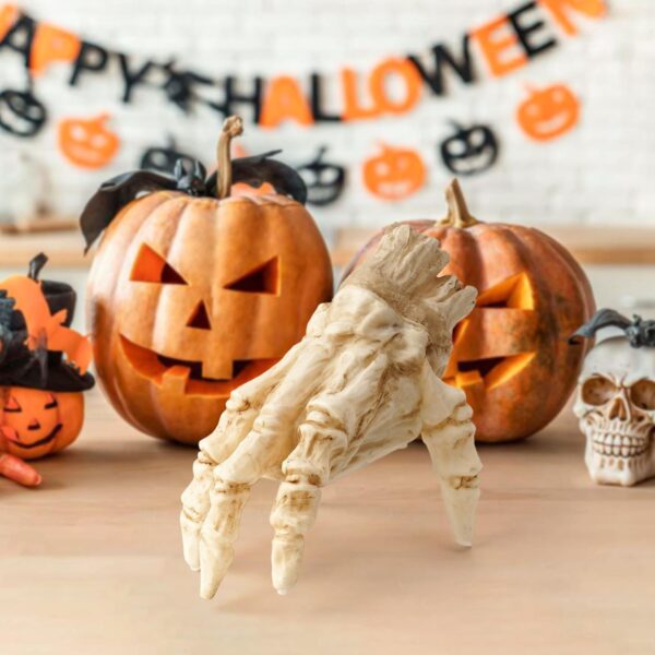 Halloween Electric Luminous Crawling Hand Animated Decoration Induction Luminous Decoration Zombie Hand With Spooky Sound - Image 6