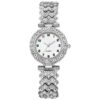 Fashion Jewelry 2pcs Luxury Fashion Women Watch Set Silver Strap Ladies Quartz Wristwatch Alloy Bracelet For Ladies Jewelry Set Clock Gift - Image 4