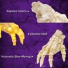 Halloween Electric Luminous Crawling Hand Animated Decoration Induction Luminous Decoration Zombie Hand With Spooky Sound - Image 2