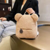 Bear Backpacks Portable Children Travel Shopping Rucksacks Women's Cute Bear Shaped Shoulder Backpack - Image 8