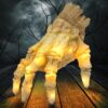 Halloween Electric Luminous Crawling Hand Animated Decoration Induction Luminous Decoration Zombie Hand With Spooky Sound - Image 4